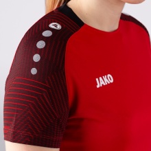 JAKO Sport-Shirt Performance (modern, breathable, quick-drying) red/black Women